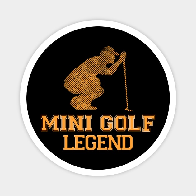 Mini Golf Legend Magnet by Imutobi